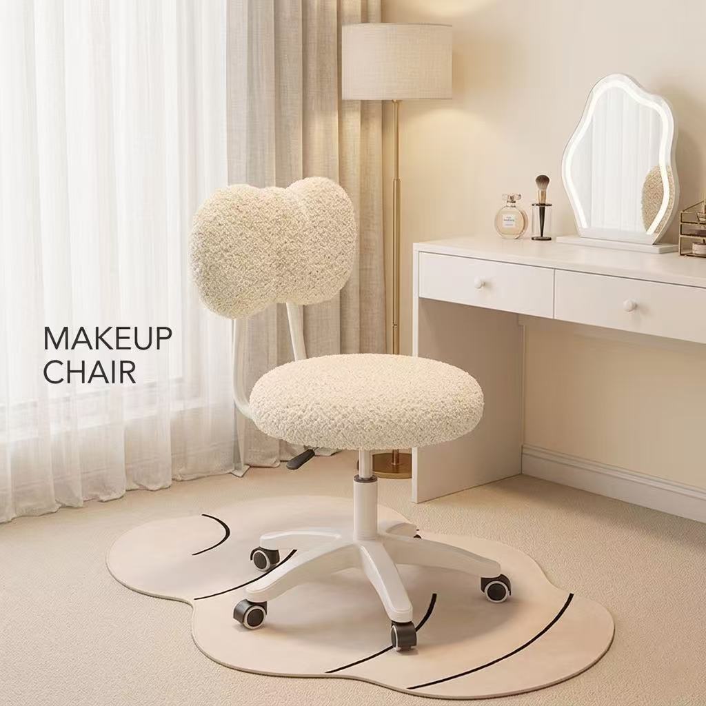 Cute Boucle Swivel Office Chai - огляд і ціна Office Furniture Desk