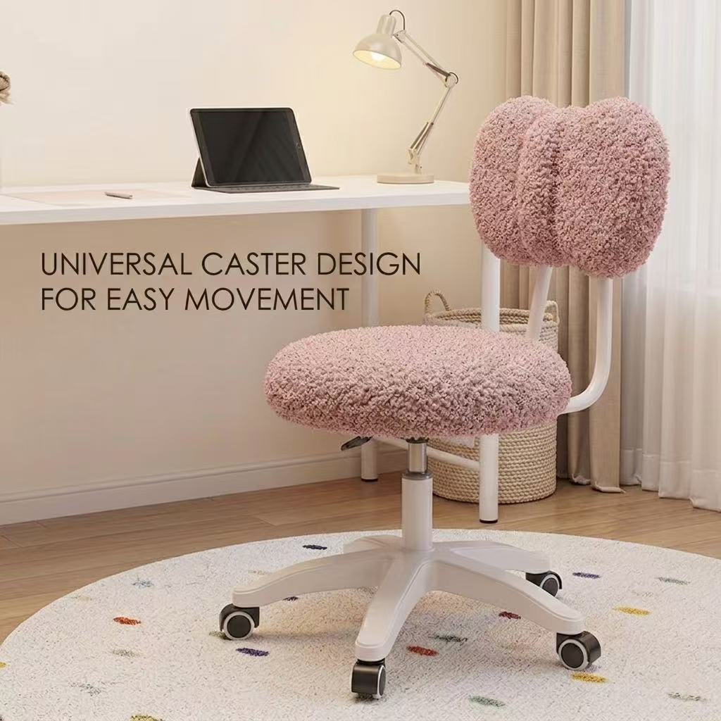 Cute Boucle Swivel Office Chai - огляд і ціна Office Furniture Desk