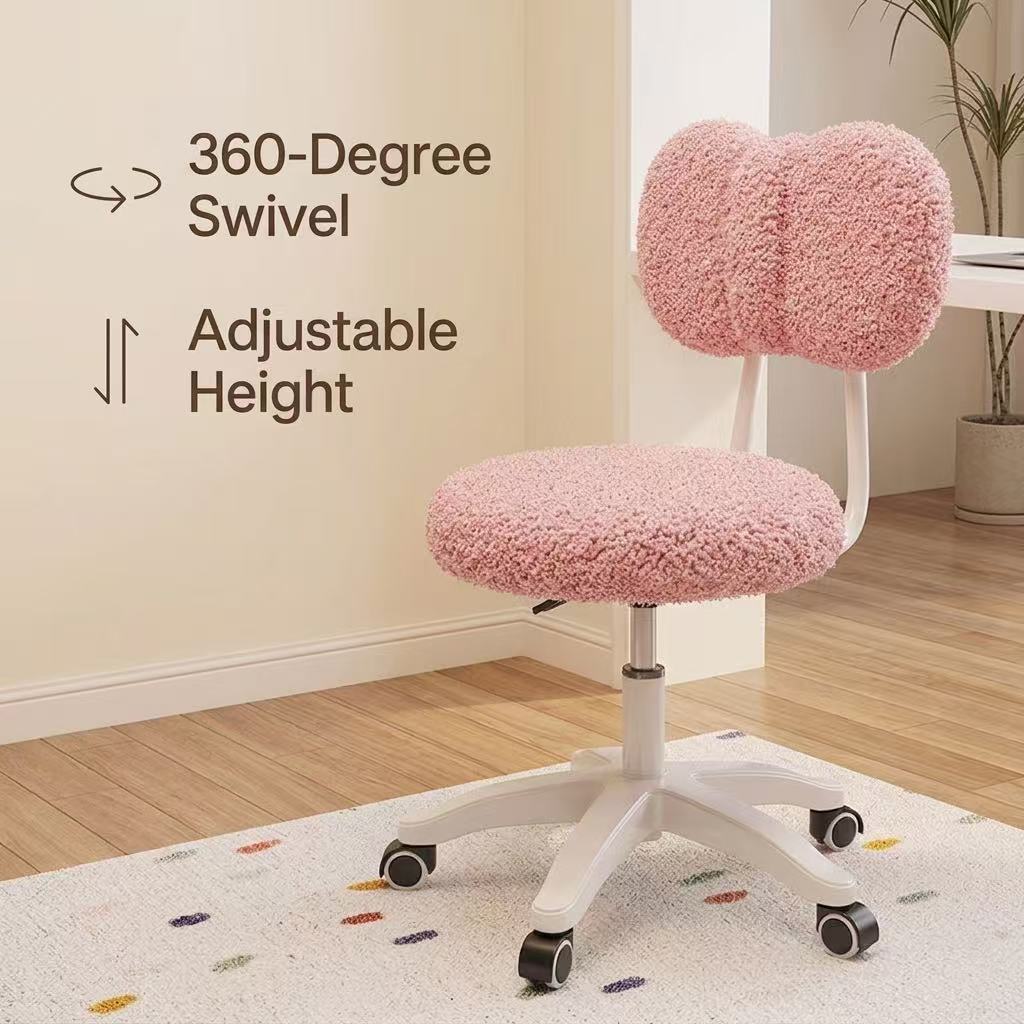 Cute Boucle Swivel Office Chai - огляд і ціна Office Furniture Desk