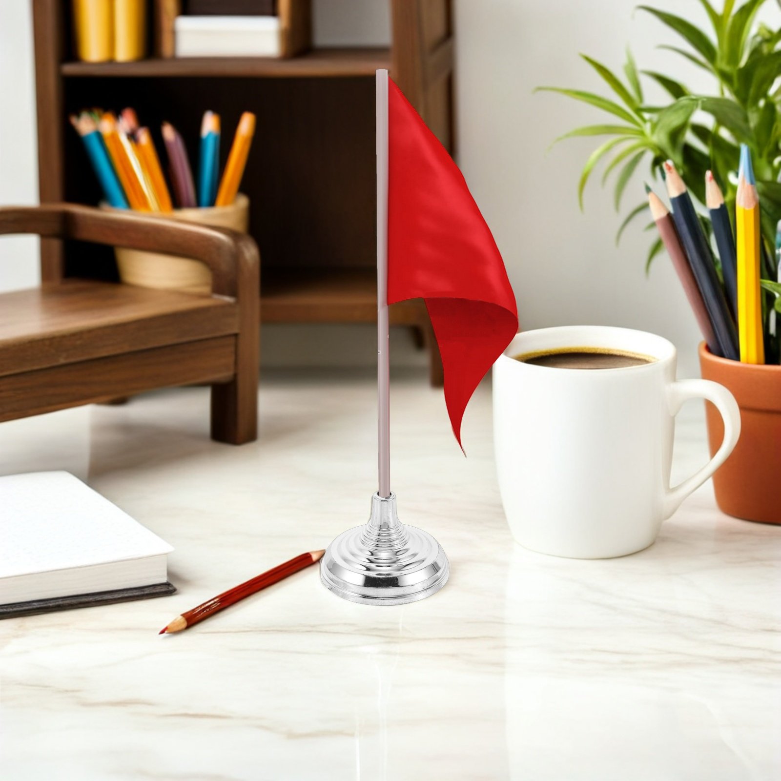 12Pcs Silver Mini Desk Flag St - огляд і ціна Office Furniture Desk