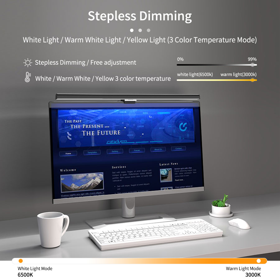 50cm LED Monitor Light Bar Scr - огляд і ціна Office Furniture Desk