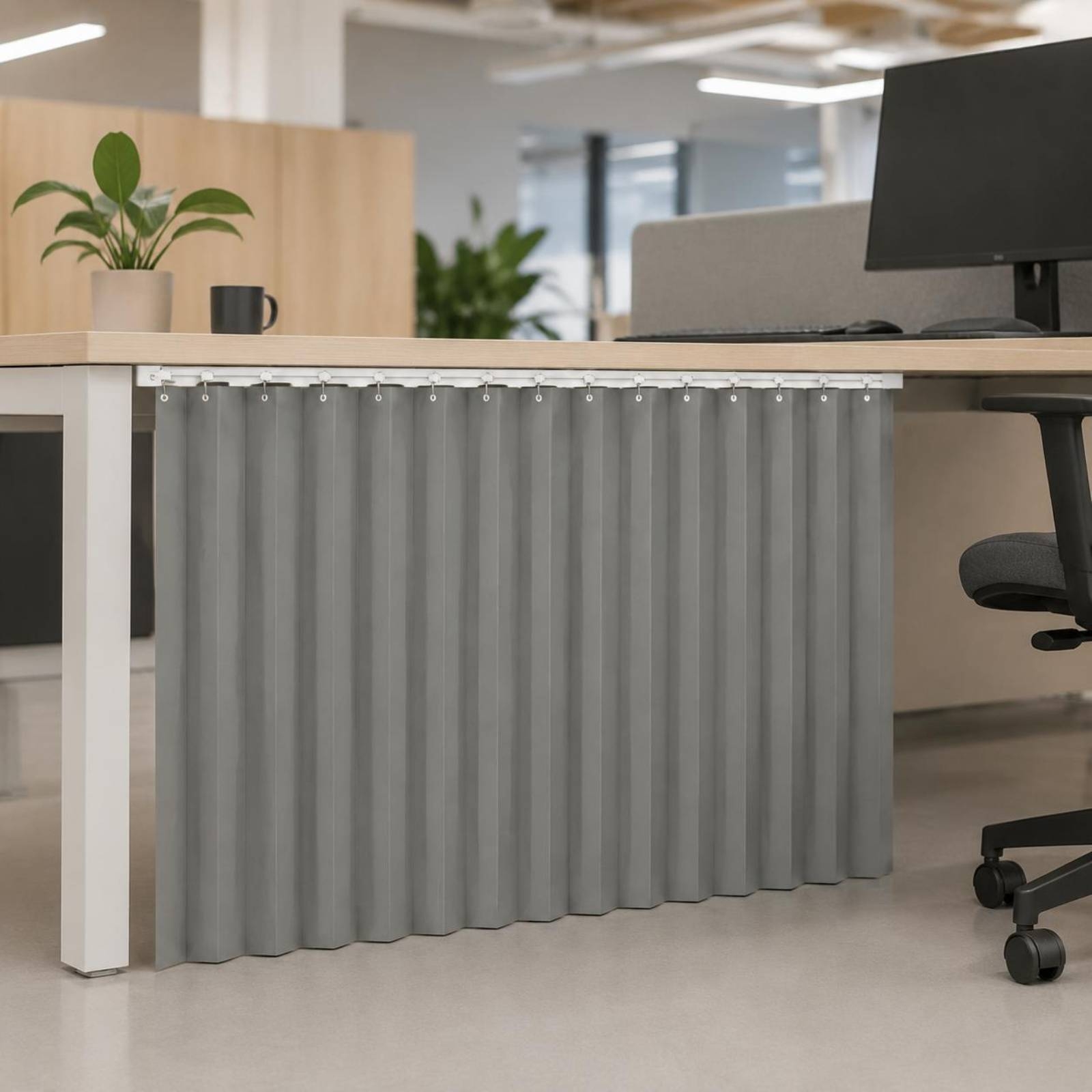 Desk Privacy Curtain Wind Bloc - огляд і ціна Office Furniture Desk