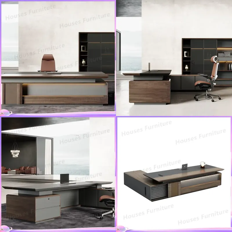 Luxury Executive Desk Solid Wo - огляд і ціна Office Furniture Desk